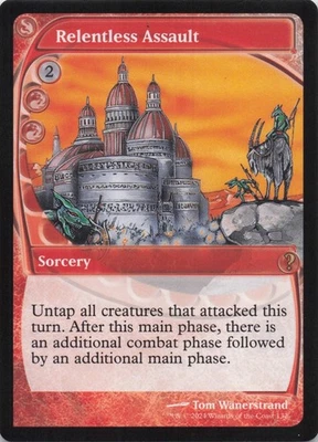Relentless Assault (Future Sight) MB2 Regular Rare #132 NM MTG - Image 1 of 2