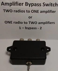 Remote BYPASS switch for Amplifier keying interface amateur radio linear BLACK - Picture 1 of 2
