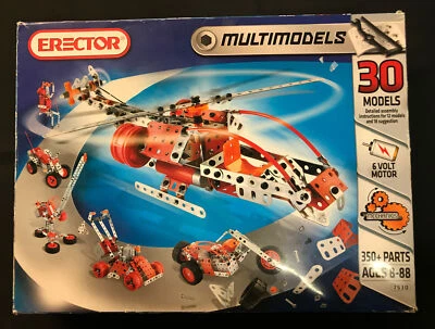 Erector Set 7530 Multimodels Motorized Builds 30 Models NEW - Image 1 of 4