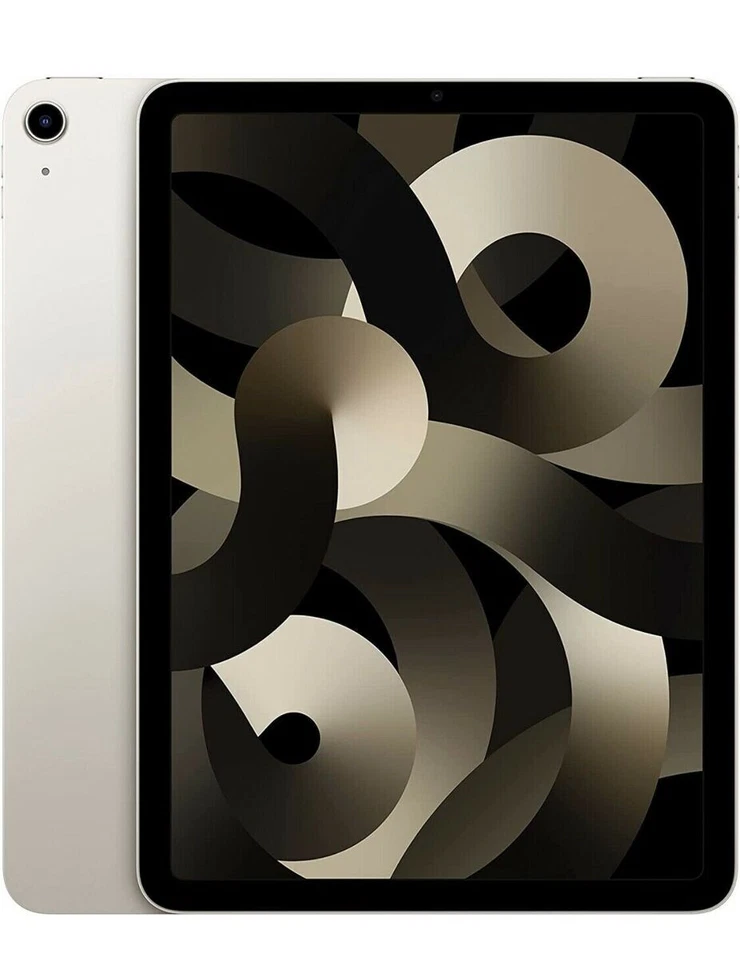 Apple iPad Air (5th Generation) A2588 256 GB, Wi-Fi, 10.9 in - Starlight