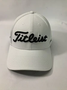 Gorra Titleist Golf Tour Sports Malla Ligera Ajustada Blanca Negra XL-XXL NUEVA - Imagen 1 de 5