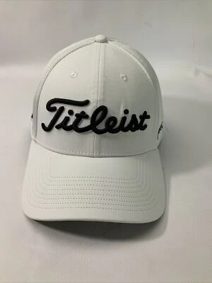 Gorra Titleist Golf Tour Sports Malla Ligera Ajustada Blanca Negra XL-XXL NUEVA Foto 1 de 4