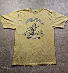 Vintage Animal Republic T Shirt Asiatic Lions Single-Stitch USA Made 90s Size XL - Picture 1 of 10