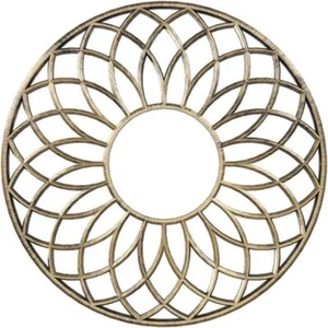 Ekena Millwork Ceiling Medallion 40" Lightweight Circle Architectural Grade PVC - Picture 1 of 7