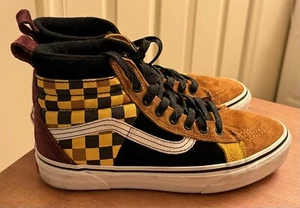 Vans Hombres sk8-hi 46 mte Todo Clima Zapatos Talla 6.5 Camuflados/A Cuadros Usados en Excelente Condición - Imagen 1 de 9