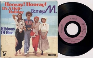 BONEY M 'Hooray! Hooray! It's A Holi-Holiday / Ribbons Of Blue' 1979 French 7" - Foto 1 di 1