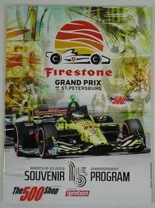 2019 Firestone Grand Prix of St. Petersburg IndyCar Souvenir Program - Picture 1 of 9