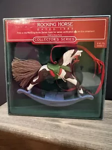 VTG Hallmark Keepsake Ornament Rocking Horse BOX Fifth 5th in Series 1985 - Picture 1 of 4