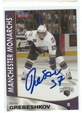 Denis Grebeshkov Signed 2005/06 Choice AHL Card #7