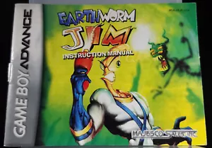 Earthworm Jim | Gameboy Advance | GBA | Manual | Authentic | Original - Picture 1 of 6