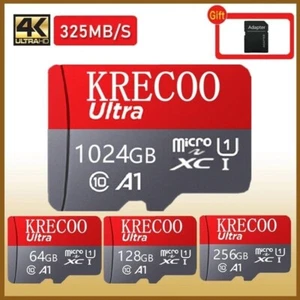 128GB 256GB 1TB Micro SD Card Memory Card TF Card with Free Adapter High Speed - Picture 1 of 17