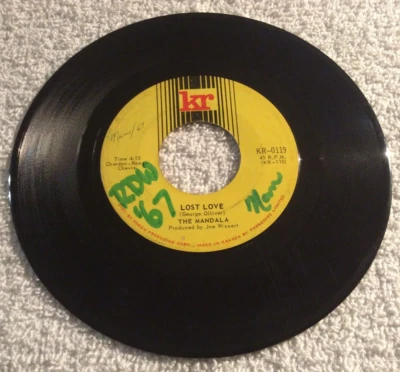 The Mandala – Opportunity / Lost Love  KR-0119 Rock Funk Soul 45 RPM Record 7" - Bild 1 von 4