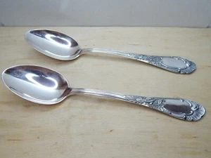 Vintage table spoon KYIV КИЇВ МНЦ 1950s, Nickel silver SOVIET Flatware USSR - Picture 1 of 7