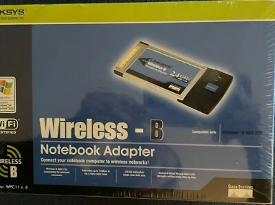 Linksys Wireless -B Or G Notebook Adapter. 802.11b - Image 1 of 4