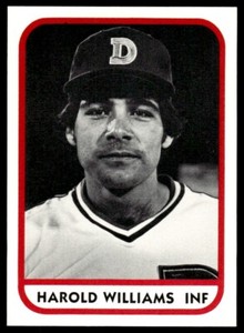 1981 TCMA Durham Bulls Harold Williams Durham Bulls #8
