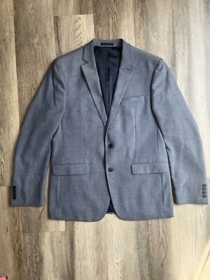 Van Heusen Flex Slim Fit Navy Blazer Jacket Sports Coat Men's 42R 2 Button - Image 1 of 4
