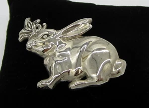 Nachlass Vintage wundervoll signiert John Hardy Hase Kaninchen Haargummi Schal Clip - Bild 1 von 6