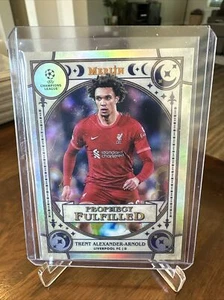 2022 Topps Merlin TRENT ALEXANDER ARNOLD PROPHECY FULFILLED LIVERPOOL #PF-4 - Picture 1 of 2