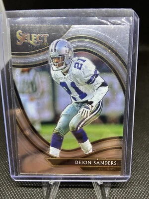 2020 Panini Select Football DEION SANDERS Base Field Level SP Cowboys #321 - Image 1 of 2