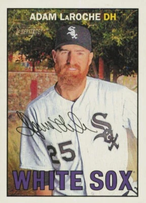 2016 Topps Heritage Baseball Adam LaRoche #204 - Image 1 of 2