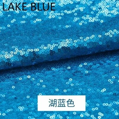 Tela de lentejuelas de 3 mm brillante brillante material brillante mantel artesanal vestido metálico Foto 1 de 4