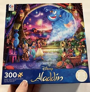 Ceaco Jigsaw Puzzle-Disney's Aladdin-300 pieces-Princess Jasmine Jafar Abu Raja - Picture 1 of 5