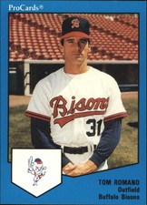 1989 Buffalo Bisons ProCards #1670 Tom Romano