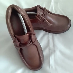 Kickers Damen Braun Leder Bequem Stiefel Freizeitschuhe Größe UK 6 - Bild 1 von 9