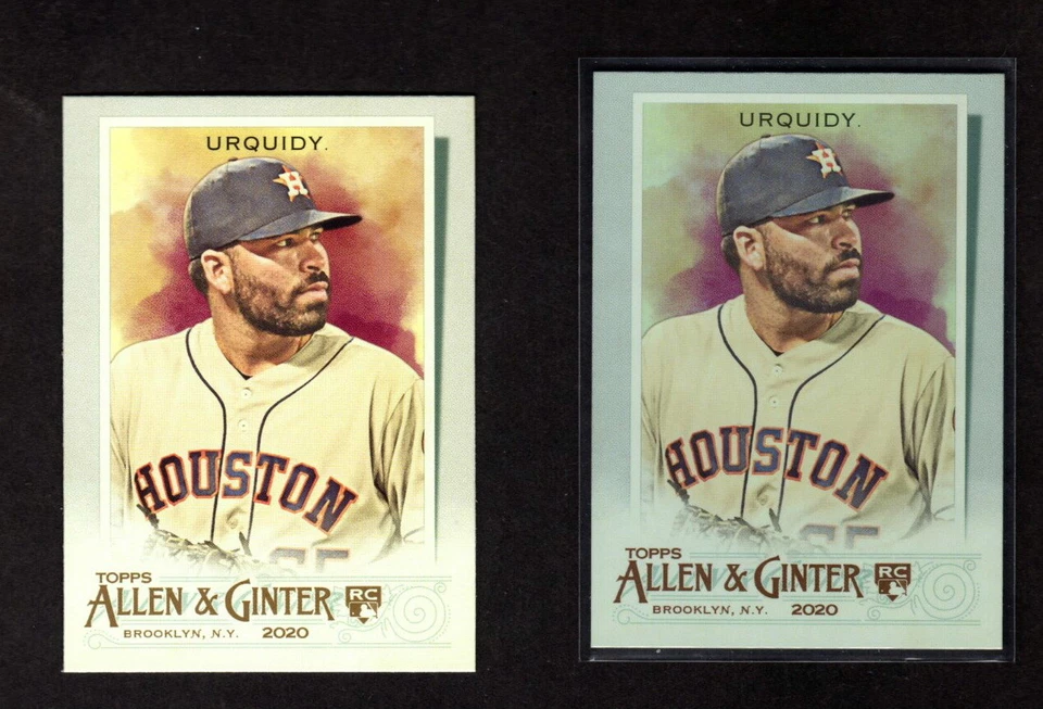 JOSE URQUIDY 2020 ALLEN & GINTER BASE & FOIL ROOKIE CARDS HOUSTON ASTROS - Image 1 of 1
