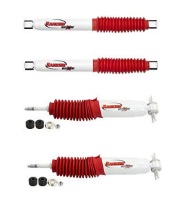 Rancho RS5000X Front Rear Nitro Gas Shock Absorbers for 02-08 Ram 1500 2WD