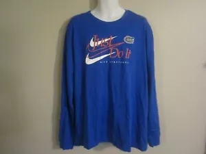 NWT Nike Florida Gators Just Do It Long Sleeve Tee sz M $30 Mens A57 - Picture 1 of 4
