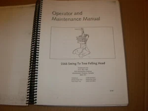 Timberjack S566 Swing to Tree Felling Head Operation Maintenance Manual  - Picture 1 of 6