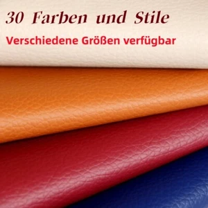 Mehrfarbige selbstklebende Flickmasse mit genarbtem Kunstlederflicken NEU HOT! - Bild 1 von 34