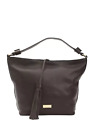 Pompei Donatella Elegant Leather Shoulder Bag in Earthy Brown