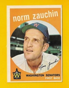 70091 1959 Topps #311 Norm Zauchin SENATORS  EX/MT++ - Picture 1 of 3