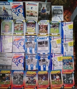29 Stockport County Programmes Mixed Seasons Can Split - Picture 1 of 20