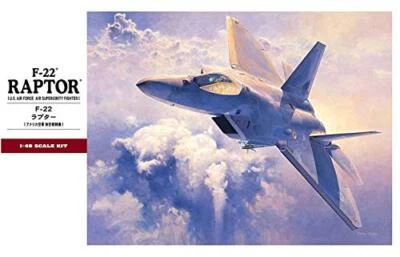 Hasegawa 1/48 US Air Force Air Superiority Fighter F-22 Raptor Model Kit PT45 JP - Immagine 1 di 4