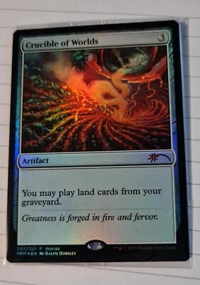 MTG Crucible of Worlds FOIL - WORLDS CHAMPIONSHIP PROMO - SEALED - Image 1 of 2