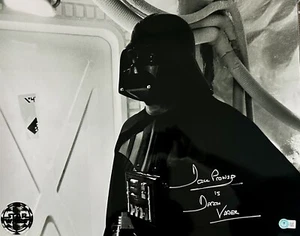 David Prowse “Darth Vader" Star Wars Signed & Insc 16x20 Photograph BECKETT - Picture 1 of 3