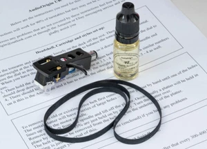 Black Headshell, Cartridge, Stylus, Belt, Oil Kit for PANASONIC SL-B5, SL-235,23 - Picture 1 of 6