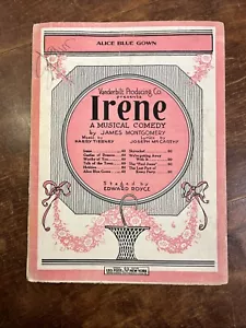 VINTAGE NOTEN 1919 Alice Blue Gown Irene James Montgomery Vanderbilt - Bild 1 von 6