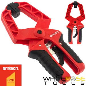 Amtech Ratchet Clamp 225mm 9" Non Marking Jaws Wood Clamps Joiners Vice - Picture 1 of 3