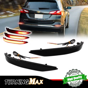 For 18-22 Chevrolet Equinox Rear Bumper Reflectors Tail Brake Turn Signal Lights - Picture 1 of 11