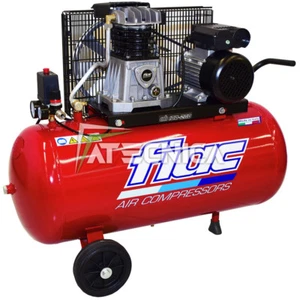 Compressore d'aria a cinghia 100lt FIAC AB 100-268 M 2HP 230V 1,5Kw professional - Imagen 1 de 5