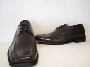 Scarpa Oxford Milano Moda uomo 4805 elegante ecopelle casual marrone taglia 12,5 - Foto 1 di 4