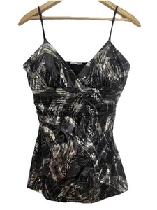 Body Central Cami Sz Large Y2K HipHop Bodycon top Metallic STRETCHY - Picture 1 of 6
