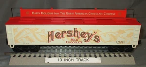 K-Line 675203 Hershey's Wood-Sided Vat car w/ Holiday Sign O/027 ga. wks/ Lionel - Picture 1 of 10