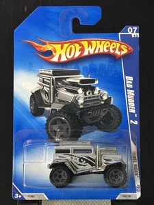 Hot Wheels Rebel Rides '09 07/10 Bad Mudder 2 143/190 plateado - Imagen 1 de 5