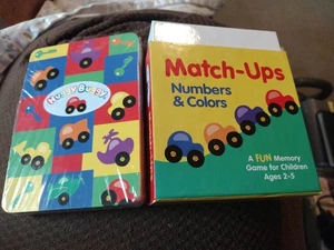 HUGGY BUGGY VINTAGE MATCH UP SPIEL Zahlen und Farben Memory Spiel - Bild 1 von 4