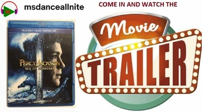 Percy Jackson: Sea of Monsters (Blu-ray/DVD,2013,2-Disc Set) Not a Scratch! - Image 1 of 4